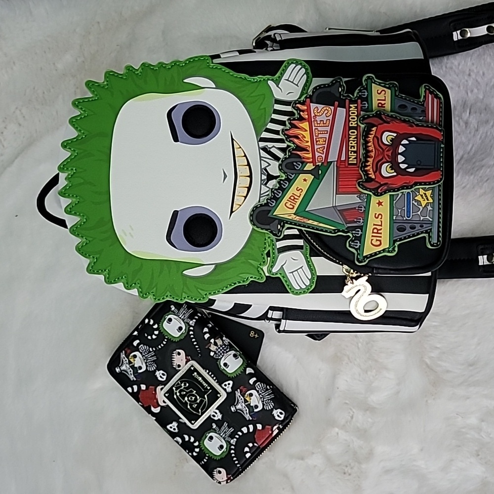 Beetlejuice Dante's Inferno Mini Backpack/Wallet